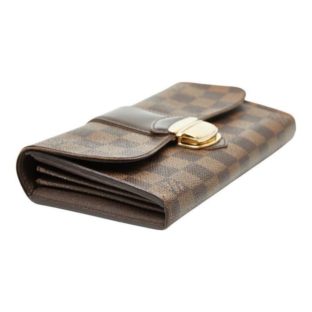 Louis Vuitton Damier Ebene Sistina Long Wallet Brown - Picture 5 of 14